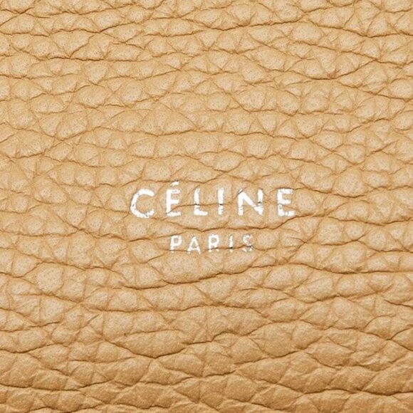 Celine Tan Pebbled Leather Long Strap Small Big Bag - Picture 8 of 11
